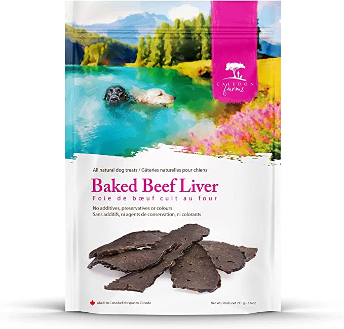 Caledon Farms - Dog Treat Beef Liver Bites (Pack of 4-5.3 Oz)
