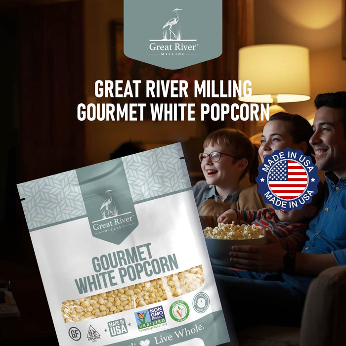 Gourmet White Popcorn Kernels