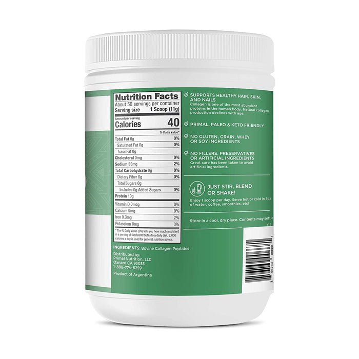 Primal Kitchen Collagen Peptides Unflavored (1.2 Lb)