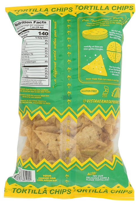 Vista Hermosa - Tortilla Chips Totopos Corn (Pack of 6-9 Oz)