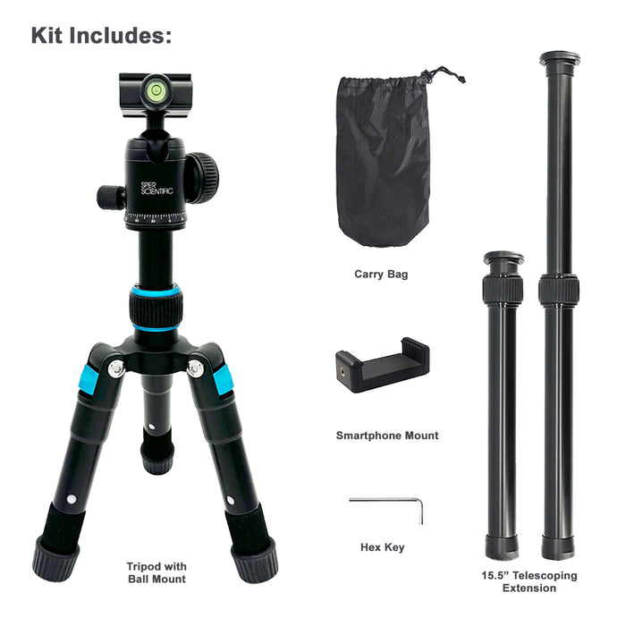 Premium Compact Mini Tripod - Folds to 7 Inches - 36 Inches Extended