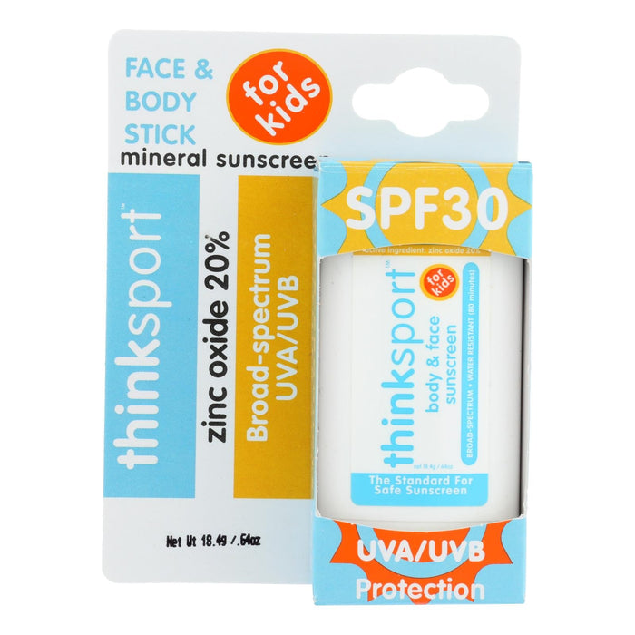 Thinksport Kids SPF 30 Face & Body Sunscreen - 0.64 Oz