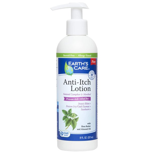 Earth's Care Anti-Itch Soothing Relief Lotion, 8 Fl Oz