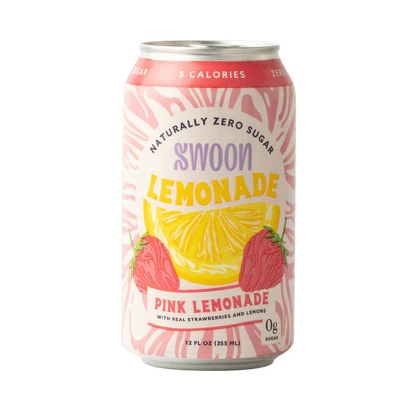 Swoon Lemonade Pink, 12 Fl Oz Pack of 12