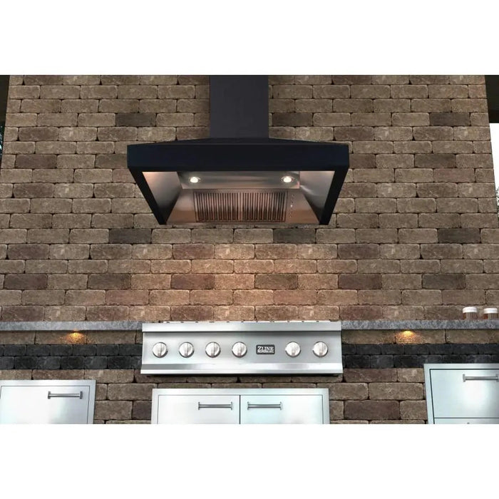 ZLINE 48" Oil-Rubbed Bronze Wall Range Hood, 8667B-48