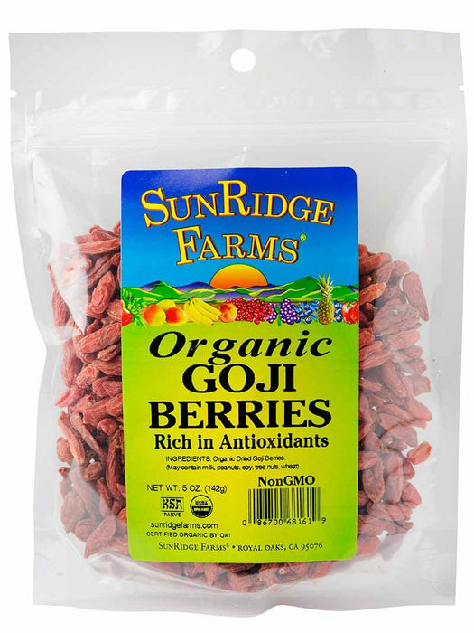 Sunridge Farms Premium Dried Goji Berries - 11 lb Case