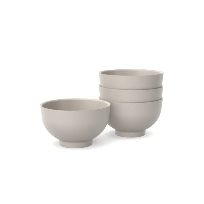 Rice Bowl Set - Black - Set of 4