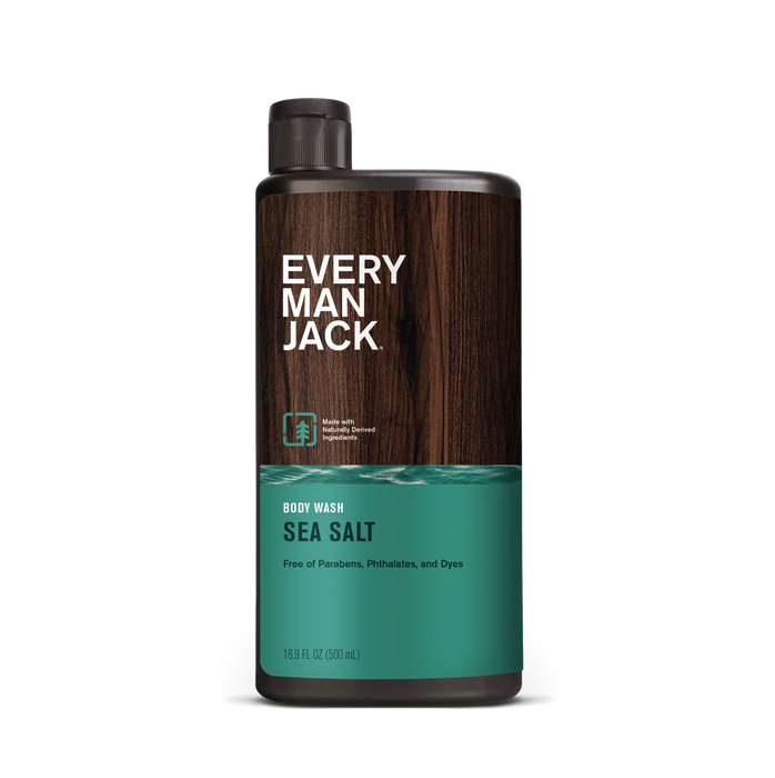 Every Man Jack Body Wash, Sea Salt - 16.9 Fl Oz