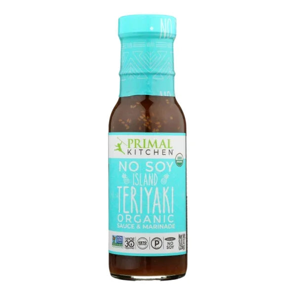 Primal Kitchen Teriyaki Island Sauce (No Soy, 9 Oz) - Case of 6