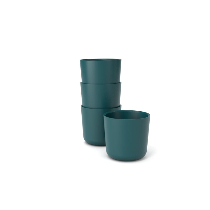 Bamboo Small Cup - 4 Piece Set Blue Abyss