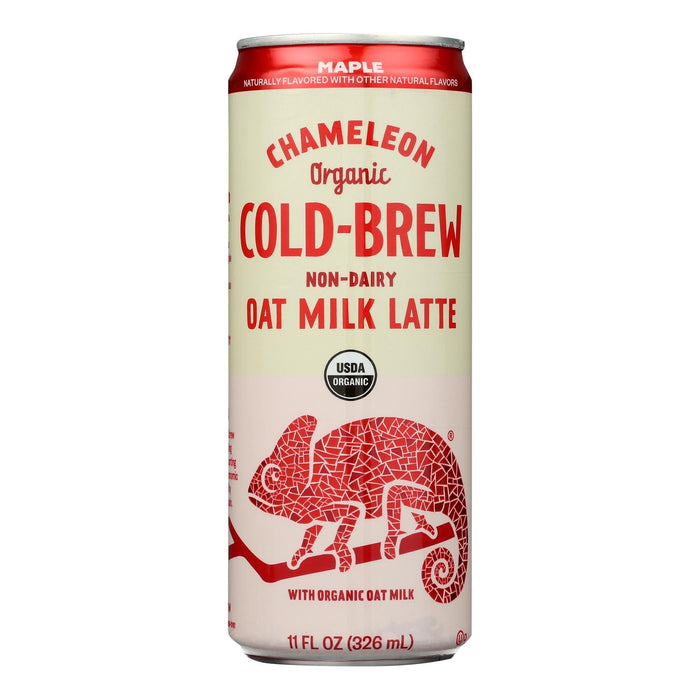 Chameleon Cold-Brew Coffee, Oat Milk Lite Maple, 11 oz, 12 Pack