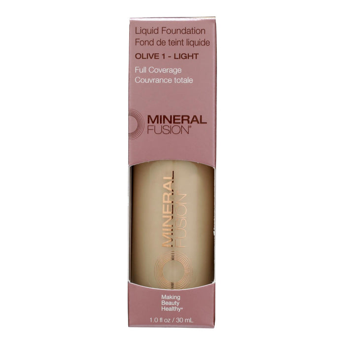 Mineral Fusion Liquid Foundation - Olive Tone - 1 Fl Oz