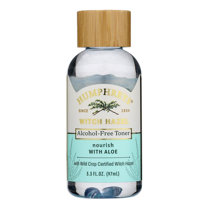 Humphreys Homeopathic Remedies Witch Hazel Toner with Aloe (Pack of 12 - 3.3 Fl Oz)