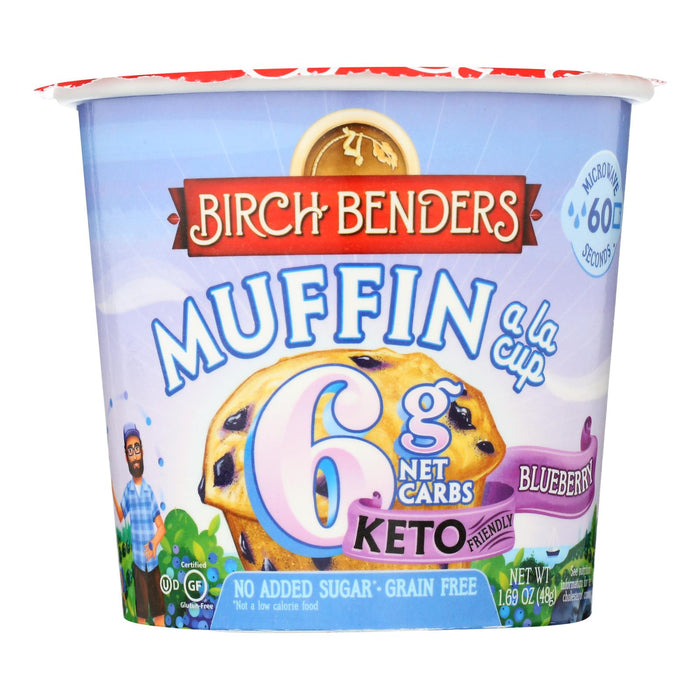 Birch Benders - Muffin A La Cup Blueberry (Pack of 8) 1.69 Oz