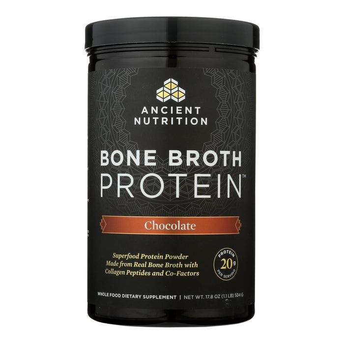 Ancient Nutrition - Prot Powder Bone Broth Chocolate  504 Grm