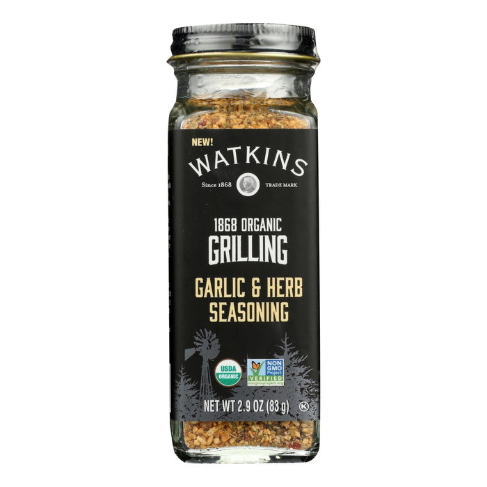 Watkins Garlic Herb Seasoning, 3 Pack of 2.9 Oz Bottles