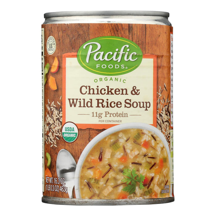 Pacific Foods Chicken and Wild Rice Soup (Pack of 12-16.3 oz)