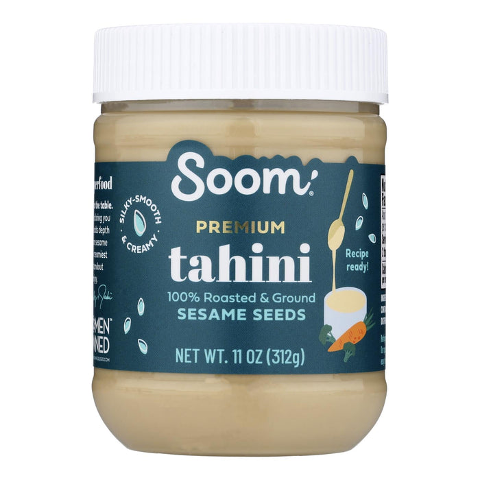 Soom Premium Tahini Sesame (Pack of 6 - 11 oz. Each)