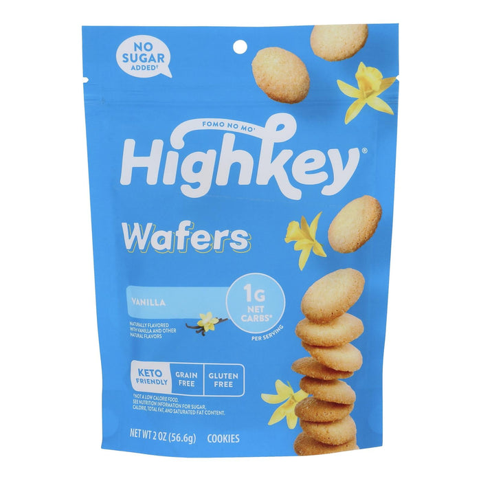 High Key Keto Vanilla Cookie Wafer, 2 Oz. (Pack of 6)