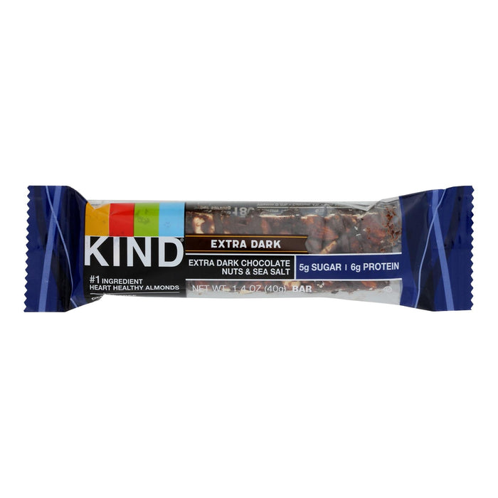Kind Bar Xtra Dark Chocolate Nut Sea Salt Bars (12 x 1.4 Oz)