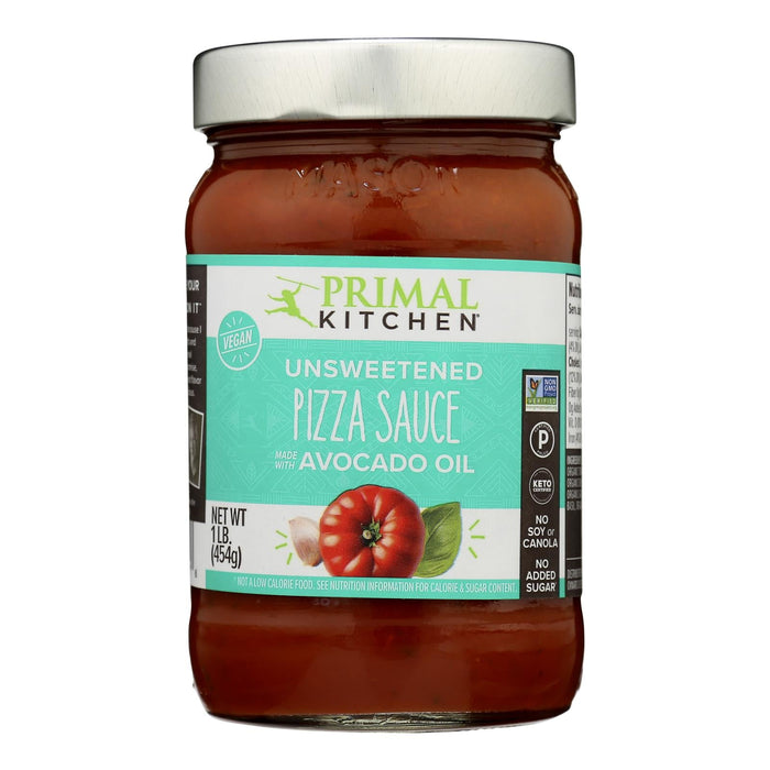 Primal Kitchen Unsweetened Avocado Oil Pizza Sauce (Pack of 6 - 16 oz)