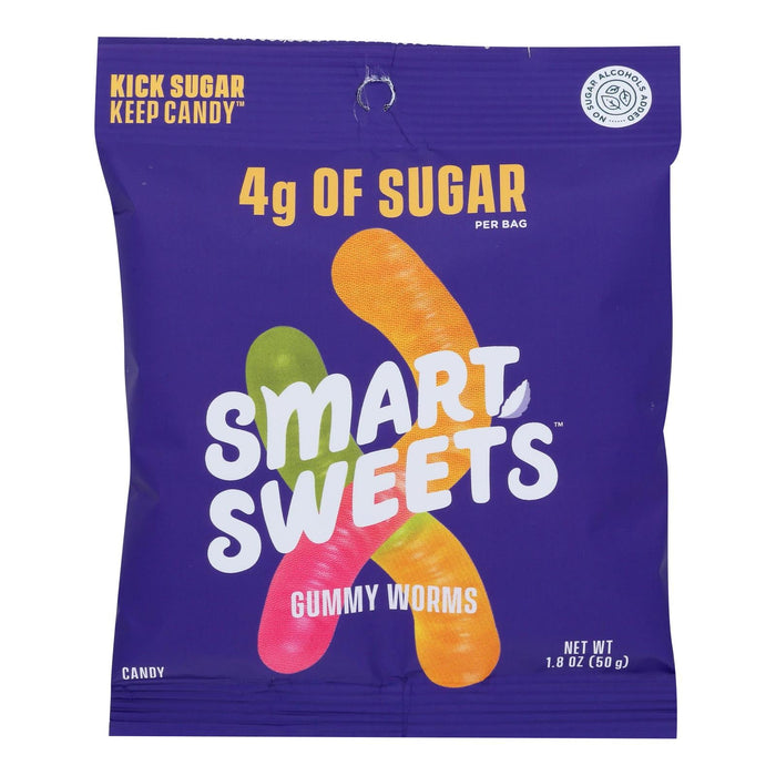Smartsweets - Gummy Worms (Pack of 12) 1.8 Oz