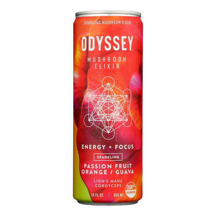 Odyssey Sparkling Energy Passion Orange Guava (12-Pack of 12 Fl Oz)