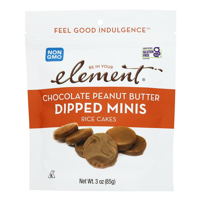 Element Rice Cake Minis Chocolate Peanut Butter 8-Pack (3 Oz Each)