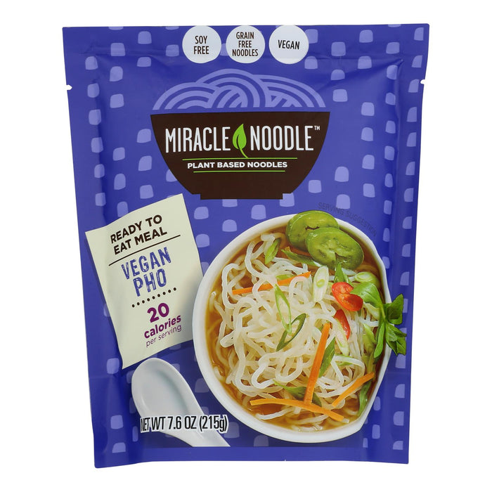 Miracle Noodle Rte Meal Vegan Pho 6-Pack, 7.6 Oz