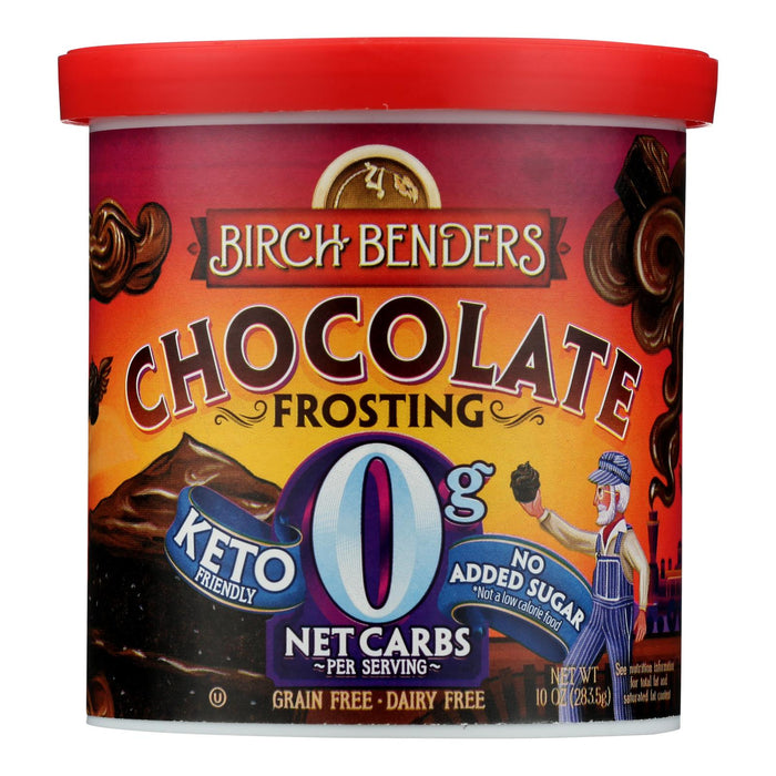 Birch Benders Frosting Keto Chocolate 6-Pack 10 Oz