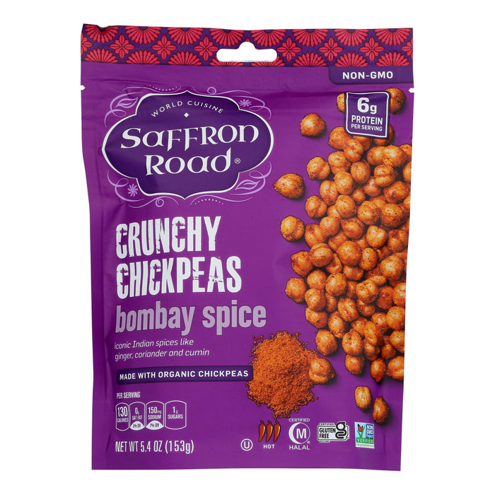 Saffron Road Crispy Chickpea Bombay Spices Blend (Pack of 6) 5.4 Oz