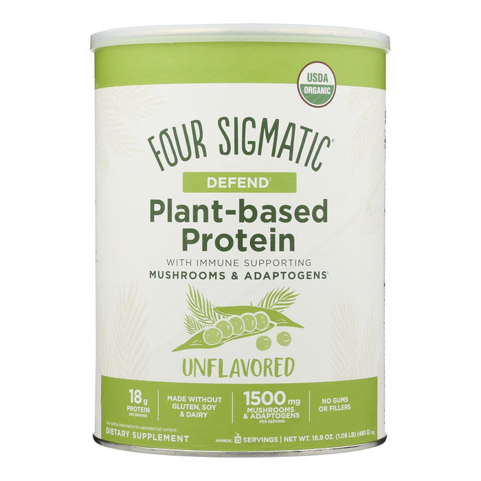 Four Sigmatic Plant-Based Protein Unflavored  - 16.9 Oz