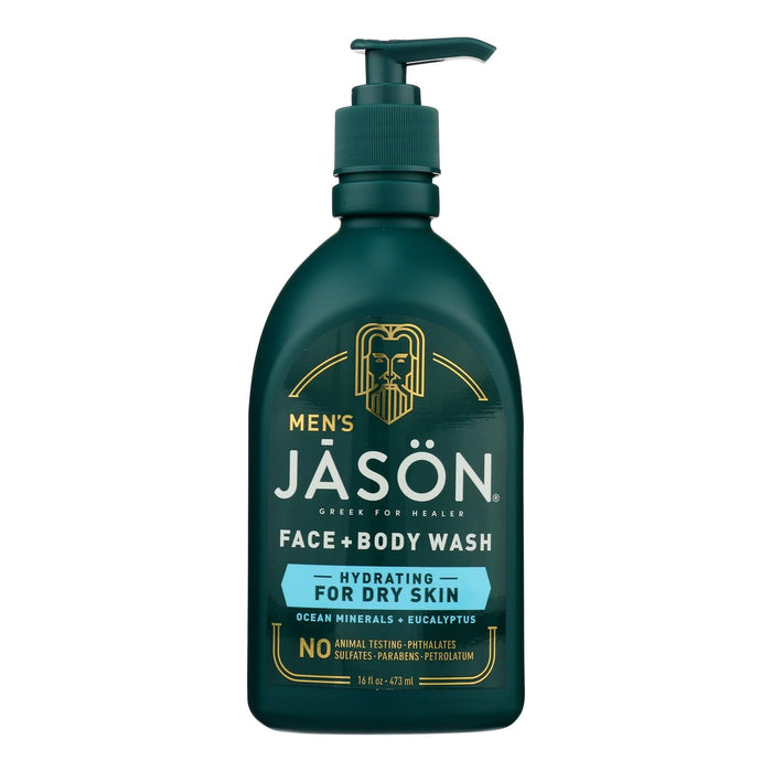 Jason Hydrating Face & Body Wash for Men 16 Fl Oz