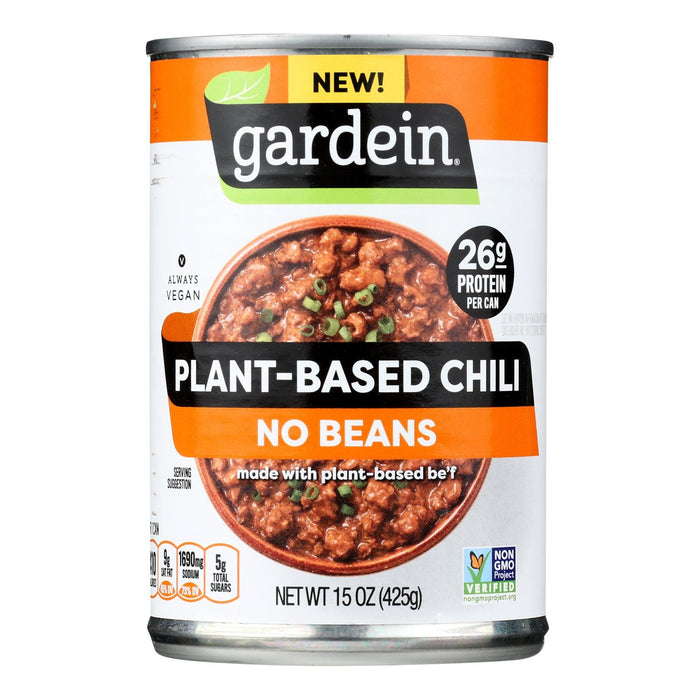 Gardein Chili Plant-Based No Bean Chili (Pack of 12 - 15 Oz)
