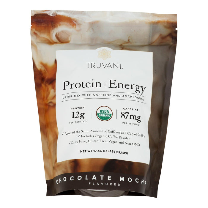 Truvani Drink Mx Energy Chocolate Mocha - 17.46 Oz