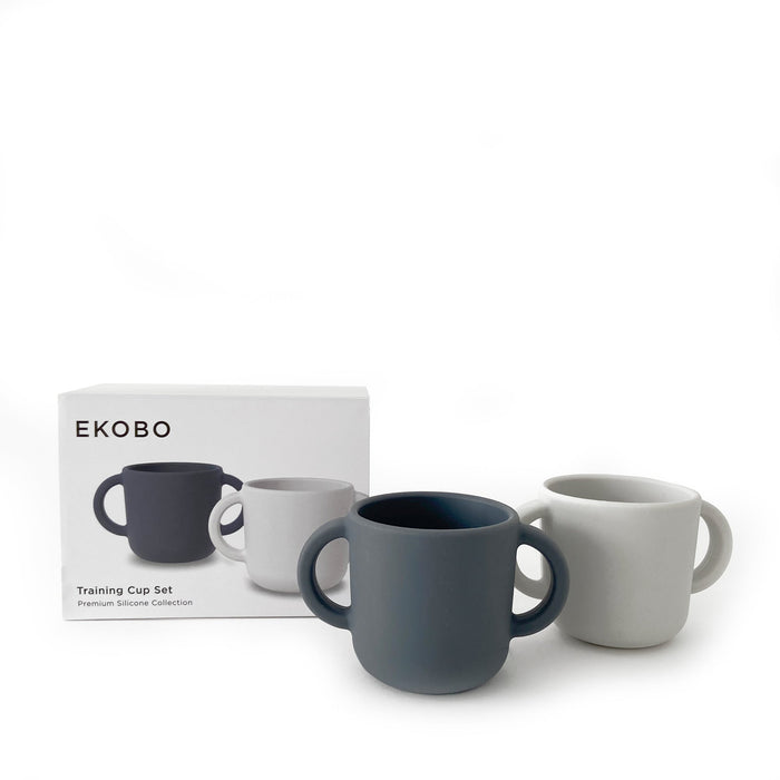 Silicone Training Cup Set - Cloud / Storm
