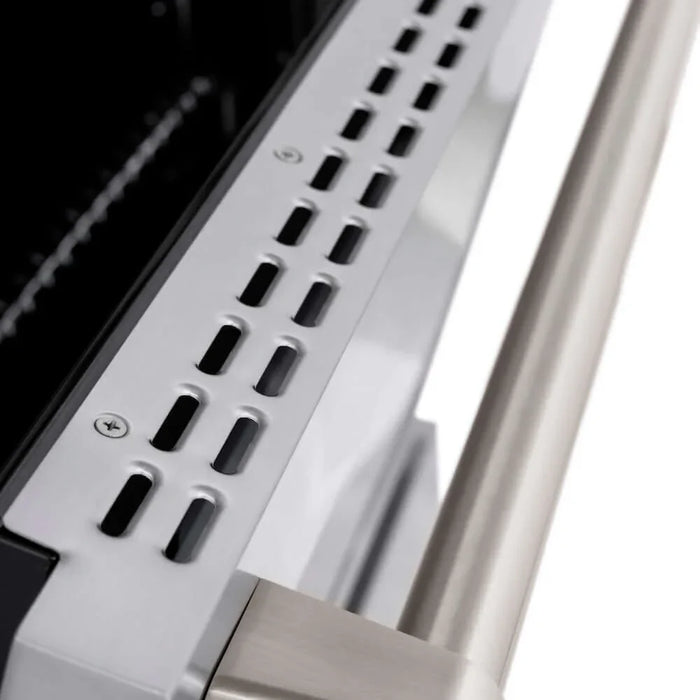 ZLINE 36" Select Dual Fuel Range Gas Cooktop Electric Convection Oven Stainless Steel Brass Burners HDR-BR-36