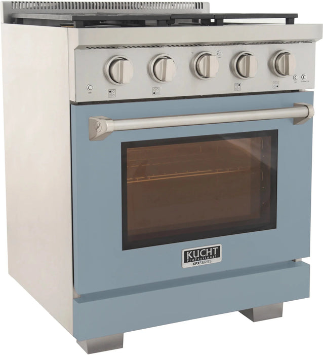 Kucht 30" Freestanding Professional Gas Range KFX3000X-LB