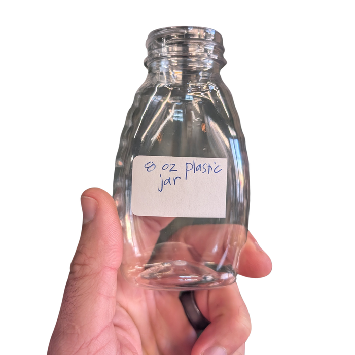 8 oz Plastic Classic Honey Jars