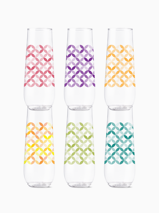 Multi-Color Ribbon - POP 9oz Flute