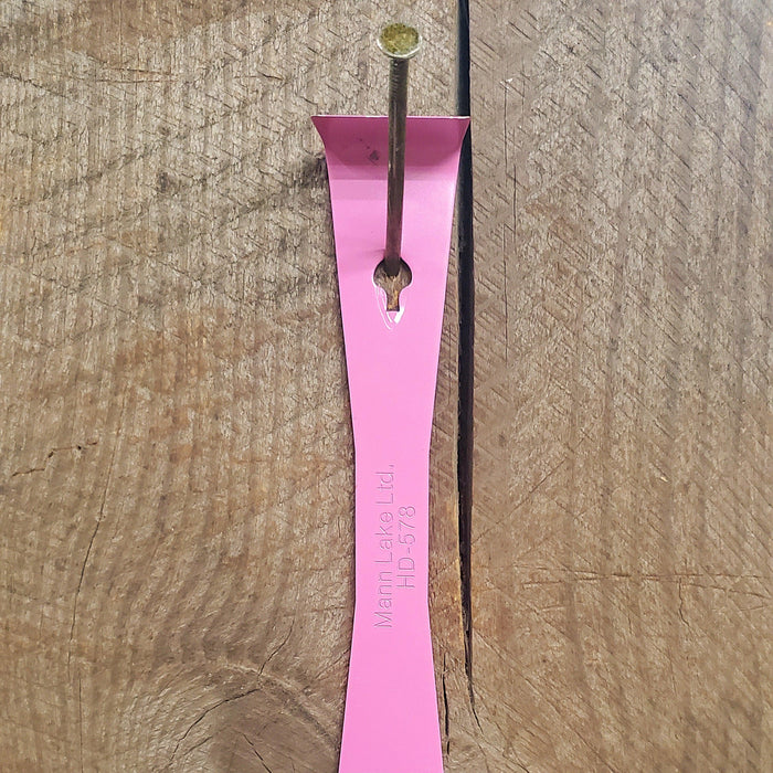 9 1/2 inch Pink Hive Tool