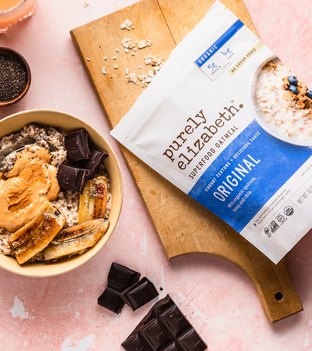 Purely Elizabeth Original Superfood Oats, Pack of 12 2-Ounce Bags