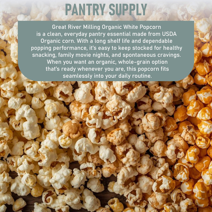 Organic White Popcorn Kernels