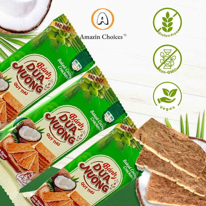 Amazin Choices COCO Crunch Coconut Crackers, 6.7 oz., 14 pk.