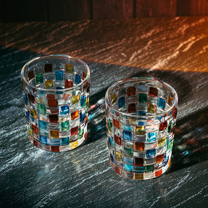 The Wine Savant Artisanal Hand Painted Stained Glass