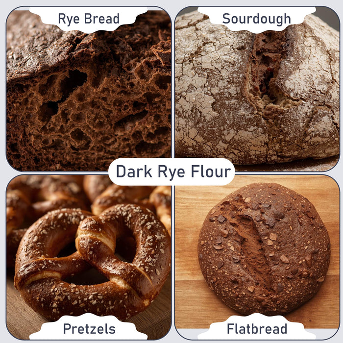 Organic Dark Rye Flour