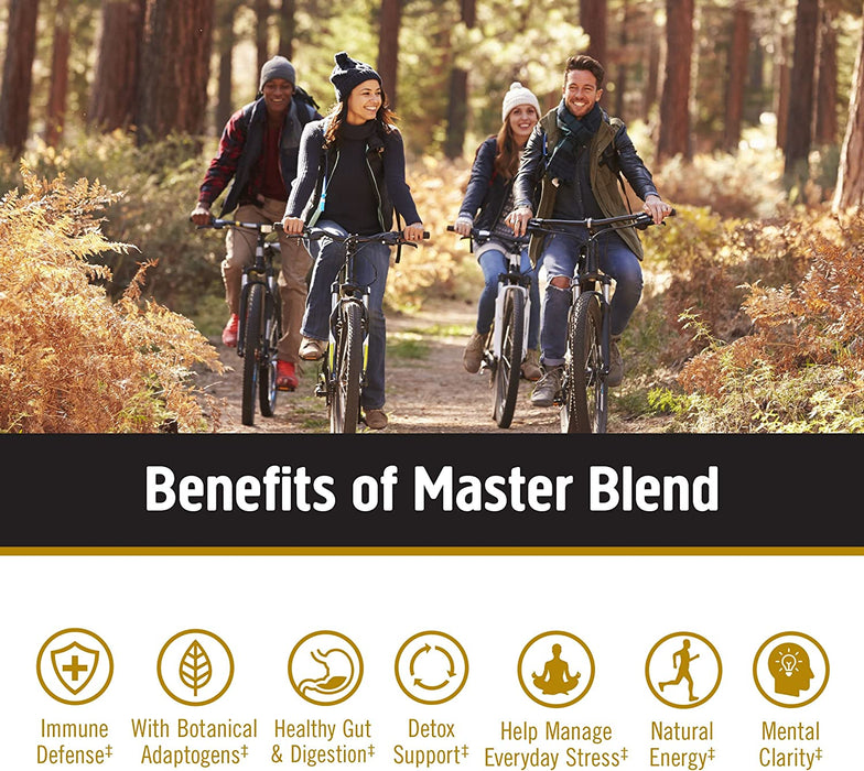 Om Mushroom Superfood: Master Blend Mushroom Capsules (80 Count)