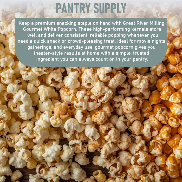 Gourmet White Popcorn Kernels