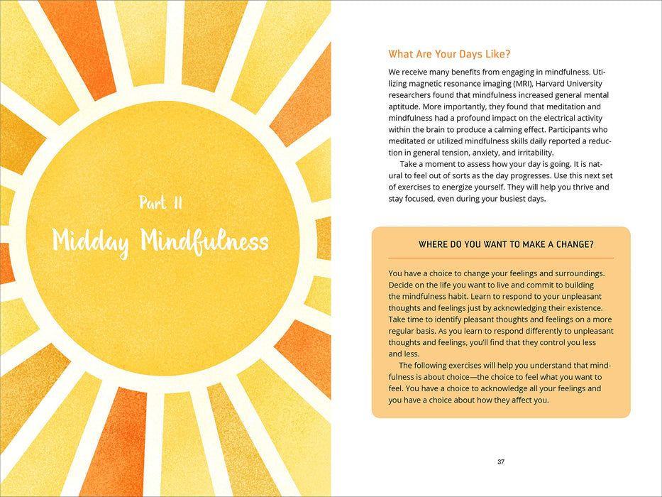 Mindfulness for Teens in 10 Minutes a Day: Exercises to Feel Calm, Stay Focused & Be Your Best Self (Spiral Bound)