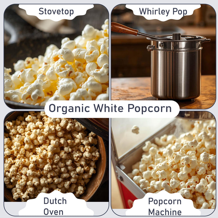 Organic White Popcorn Kernels